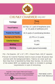 Chunky Charmer | CKQ-2407 Quilt Pattern